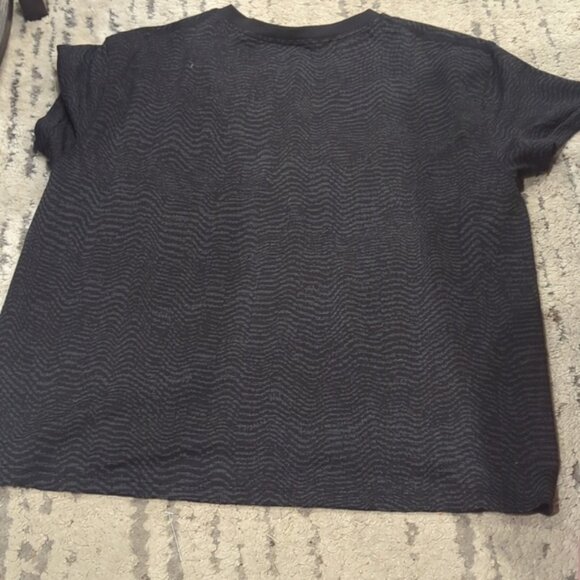 Lululemon Train to Be Seamless Short Sleeve T-Shirt Ripple Wave Blk / Graphite - Picture 7 of 9